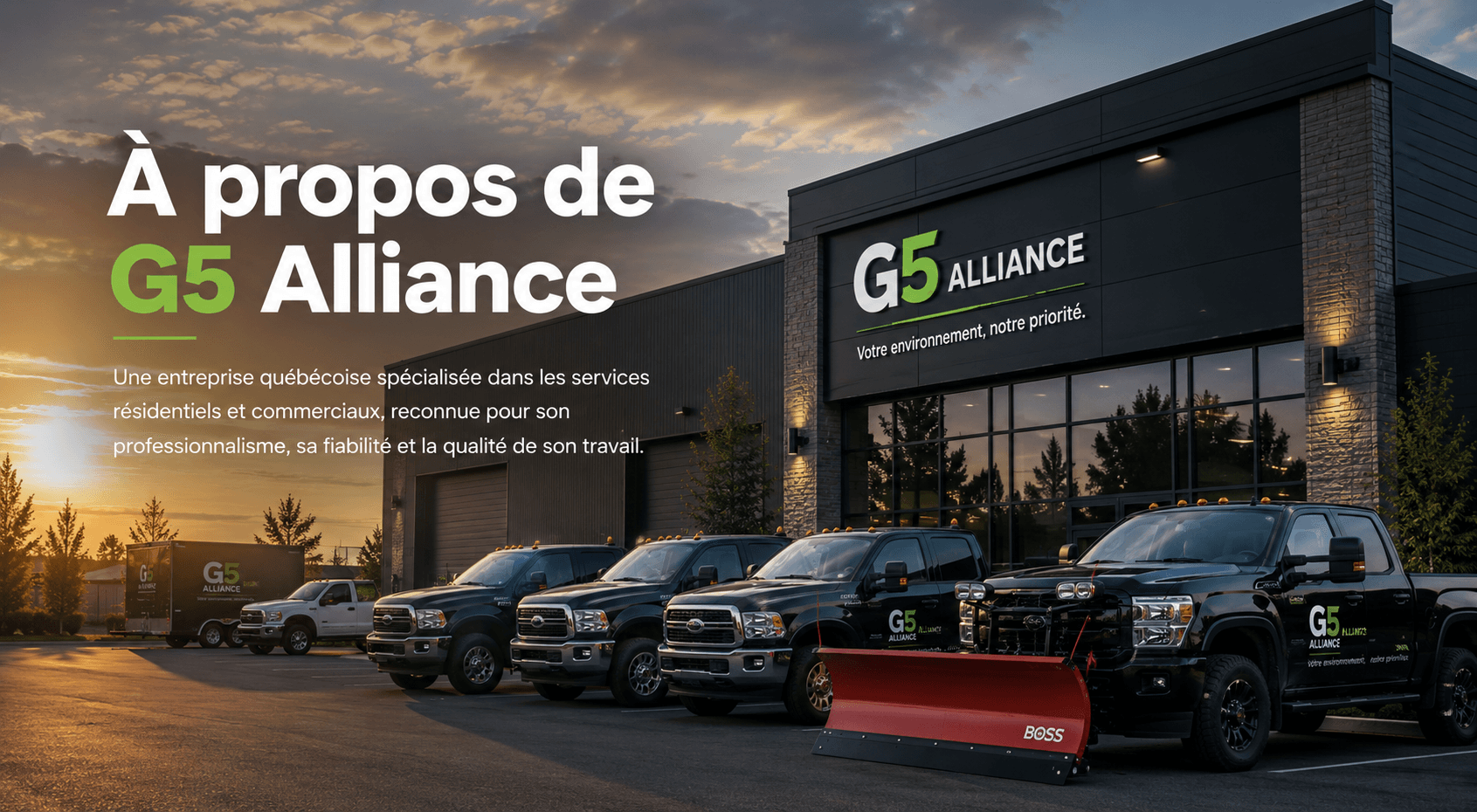 Service résidentiel et commercial de G5 Alliance